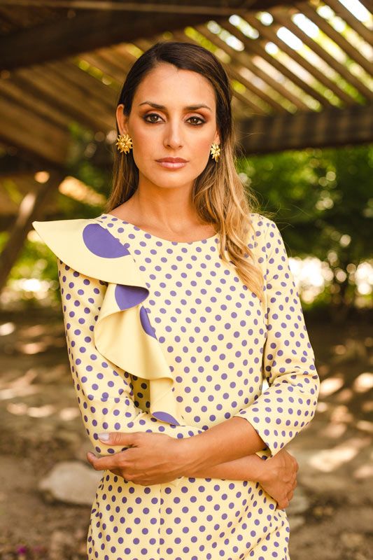 Vestido volante lunar - Nuria